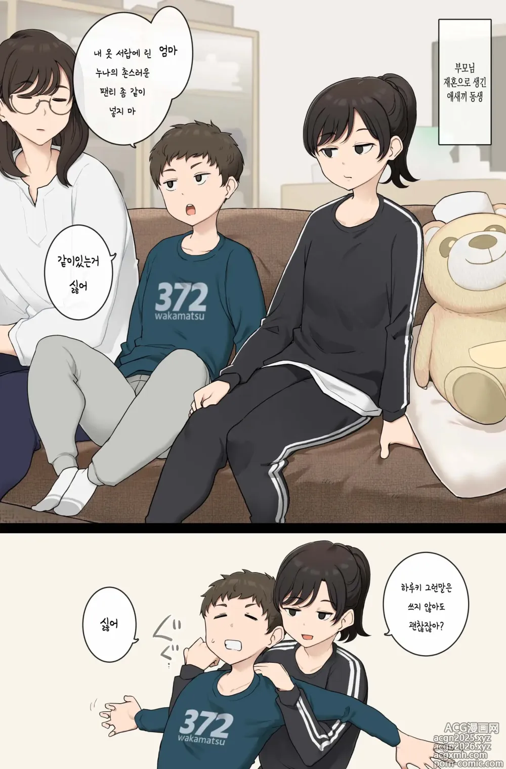 Page 1 of doujinshi 건방진 동생을 교육하는 누나