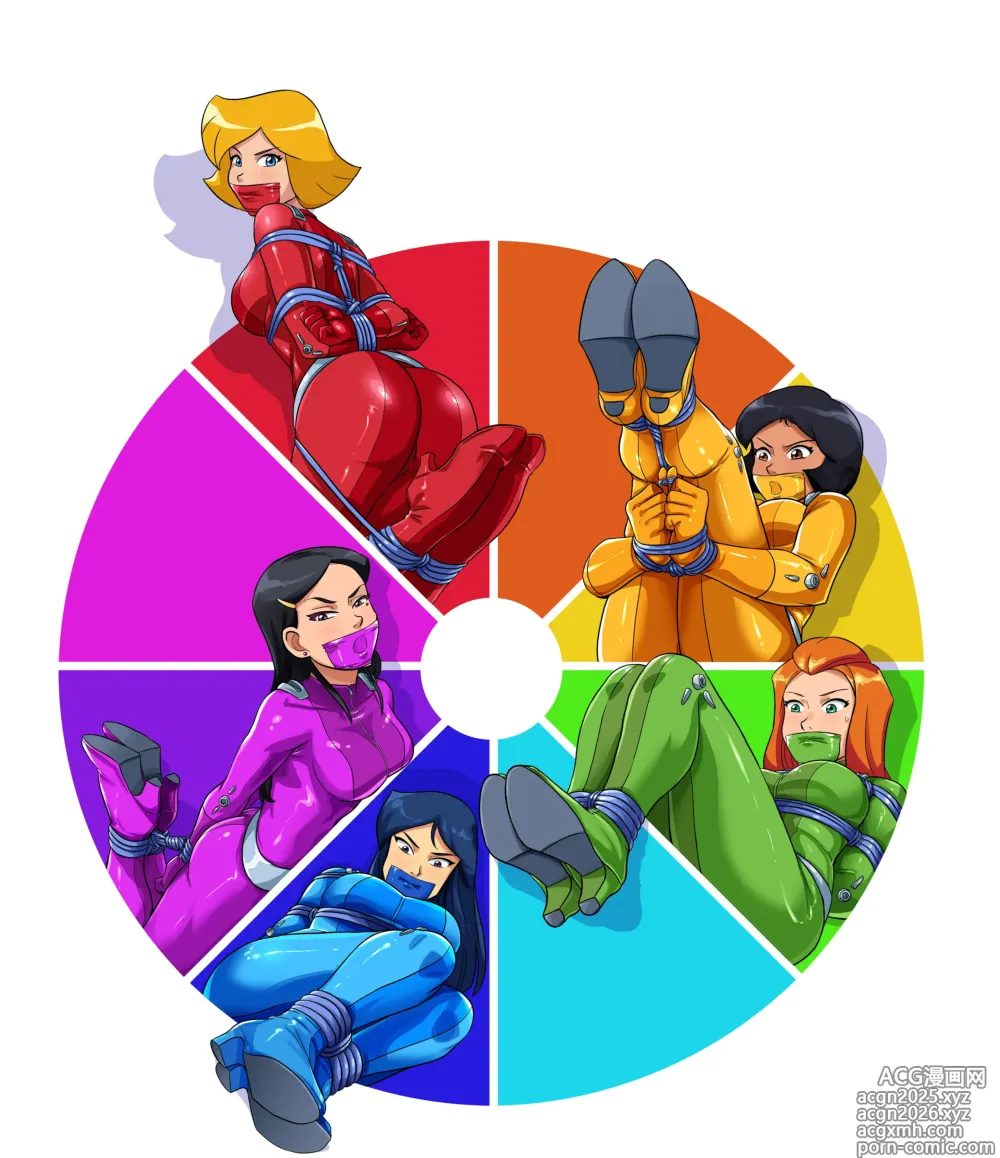 Page 1 of imageset Lostonezero Totally Spies picture set