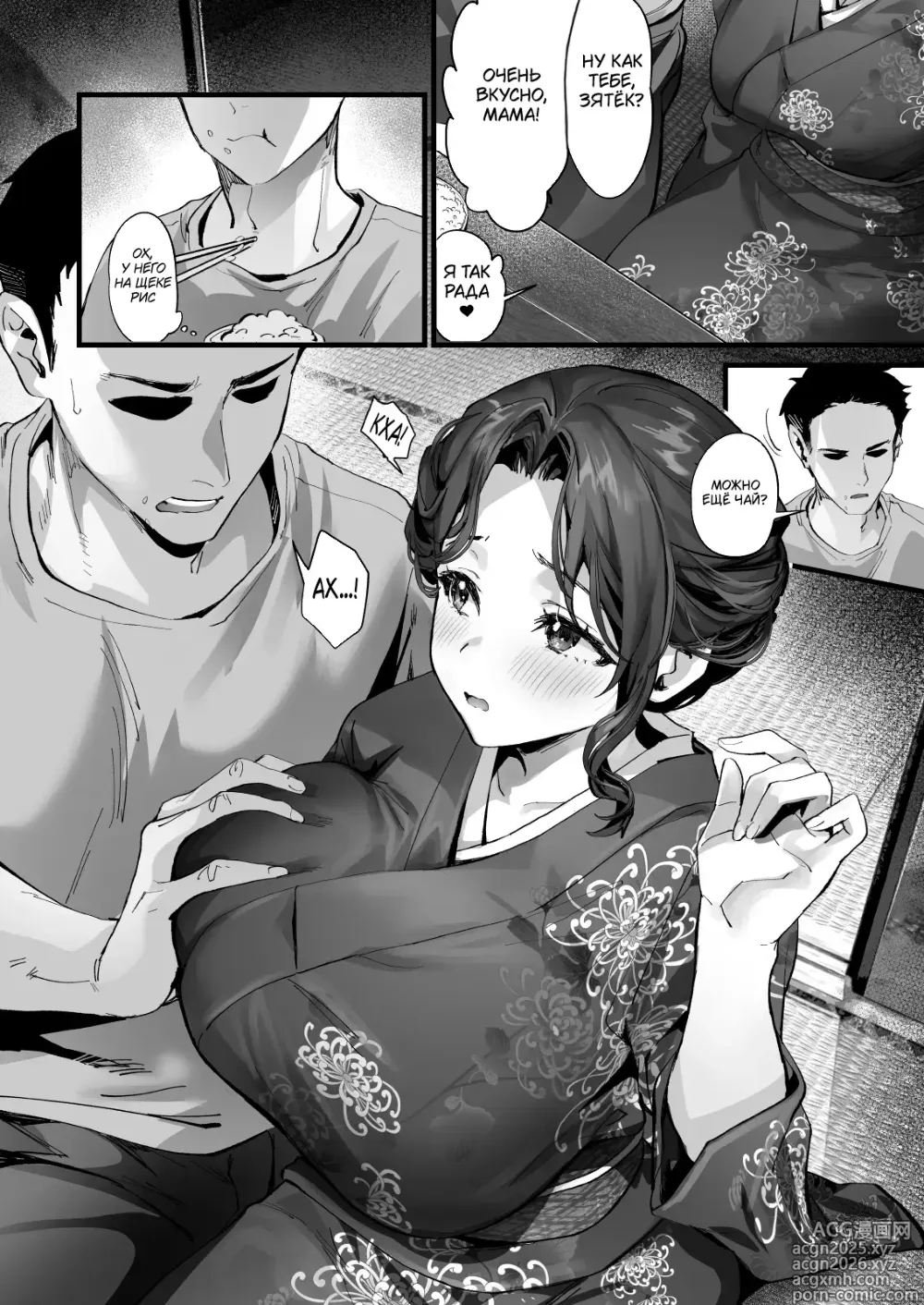Page 24 of doujinshi После женитьбы я случайно оплодотворил свою свекровь?!