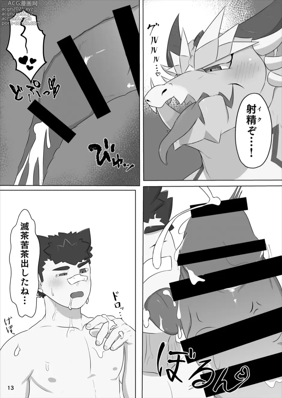 Page 13 of doujinshi 竜の双丘