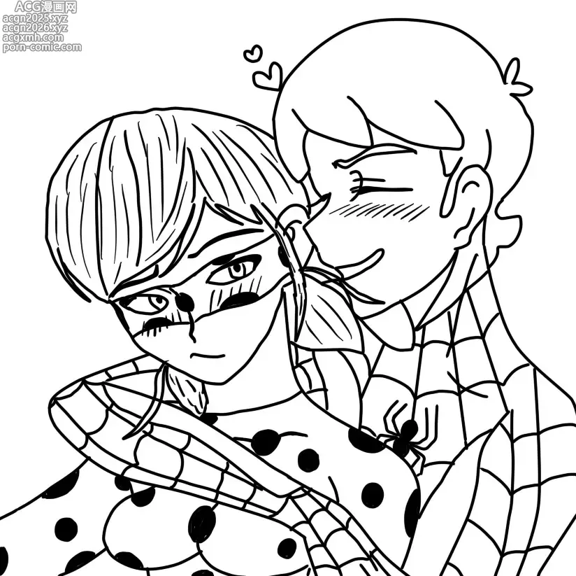 Page 1 of doujinshi Ladybug and Spider-Man
