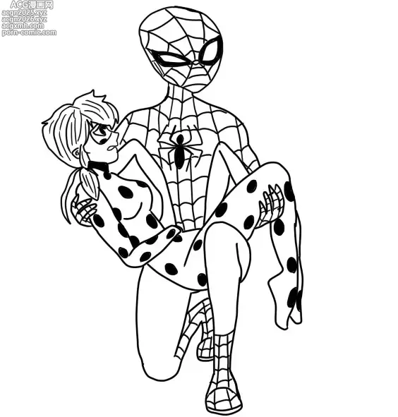Page 9 of doujinshi Ladybug and Spider-Man