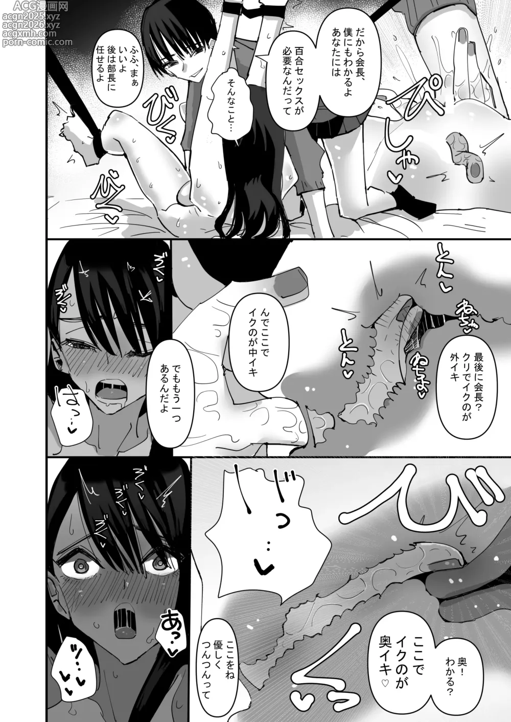 Page 24 of doujinshi Seito Kaichou VS Yuri Sex Bu