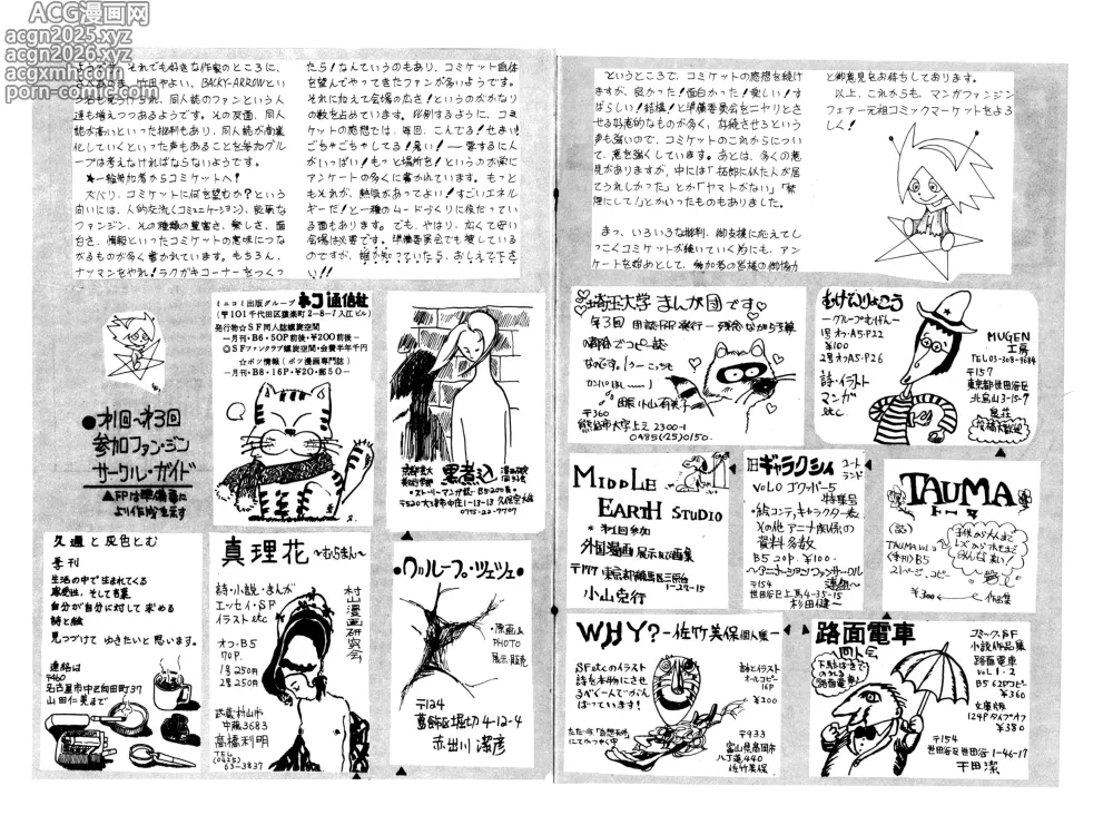 Page 8 of doujinshi GUIDE・BOOK of COMIC MARKET / Dec.1976 WINTER