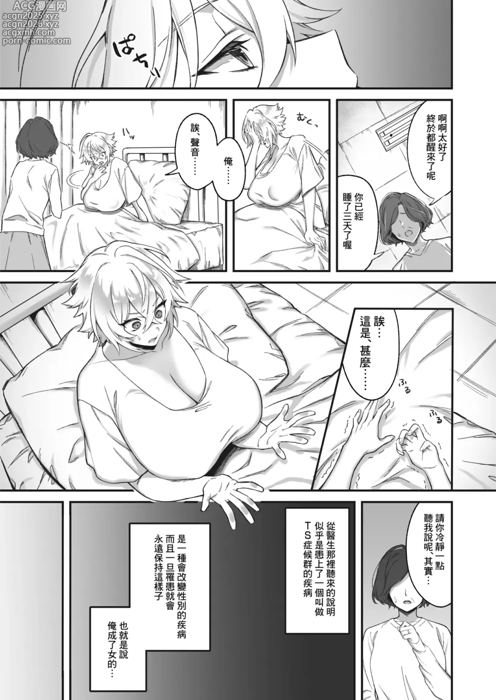 Page 4 of doujinshi Onna ni Natta Ore to Kaonajimi to no Kankei ga Kawaru Toki