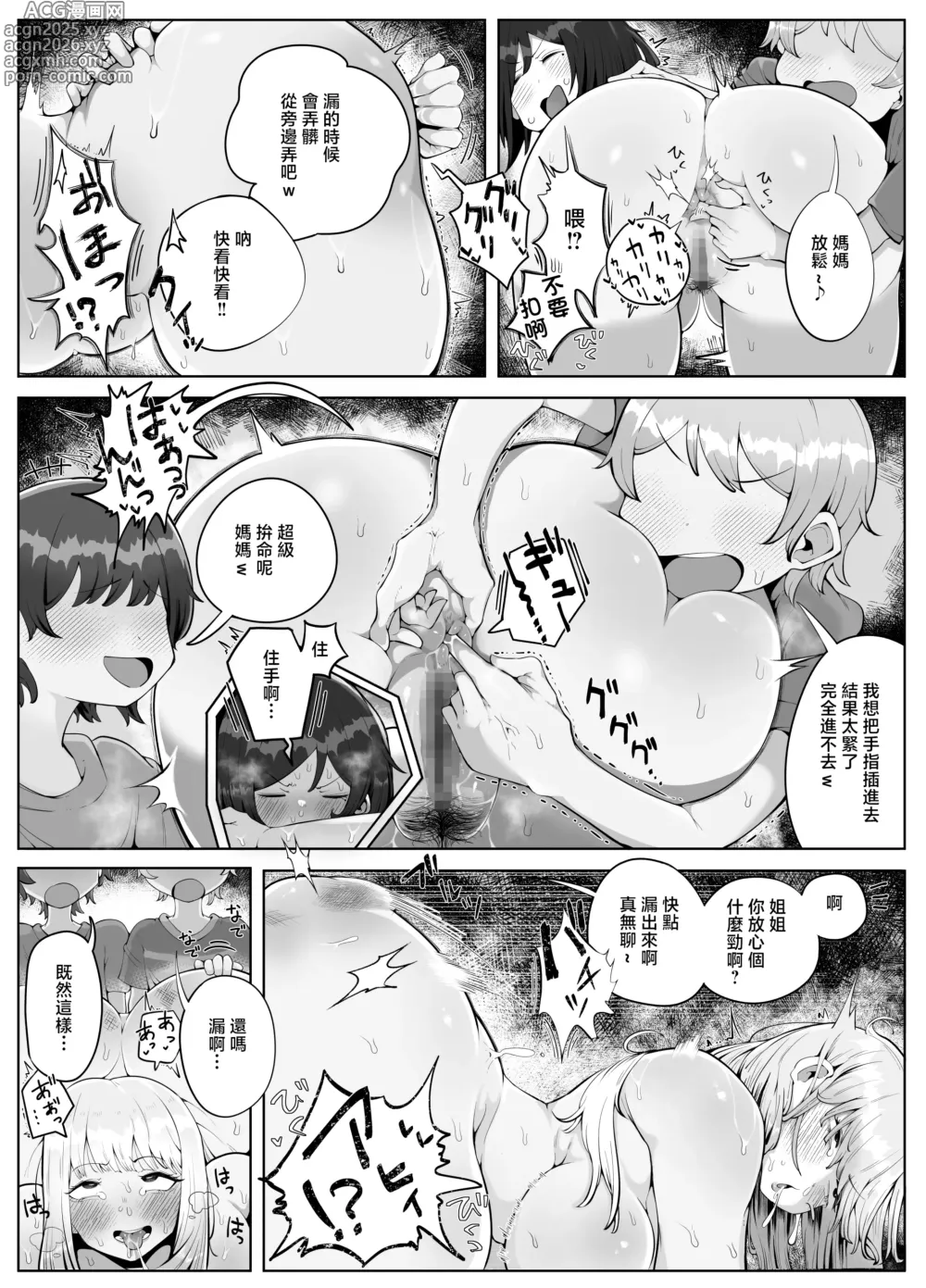 Page 17 of doujinshi Yonnen Buri ni Jikka ni Kiseishitara Haha to Ane ga Kinjo no Kusogaki Domo no Mesu Petto Ni Natteimashita.