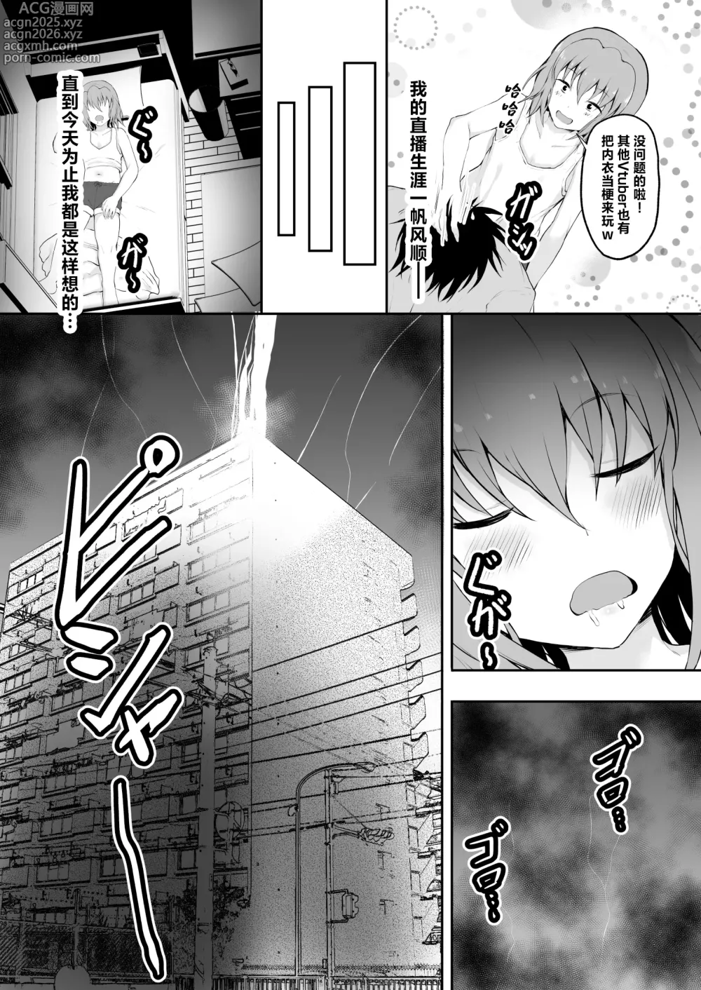 Page 9 of doujinshi TS Sekai Ichi Kawaii Haishinsha no Boku ga Onna ni Naru made
