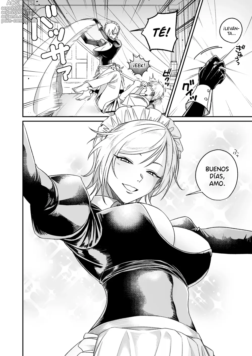 Page 3 of doujinshi Yankee Maid to Asa kara IchaLove Seikatsu