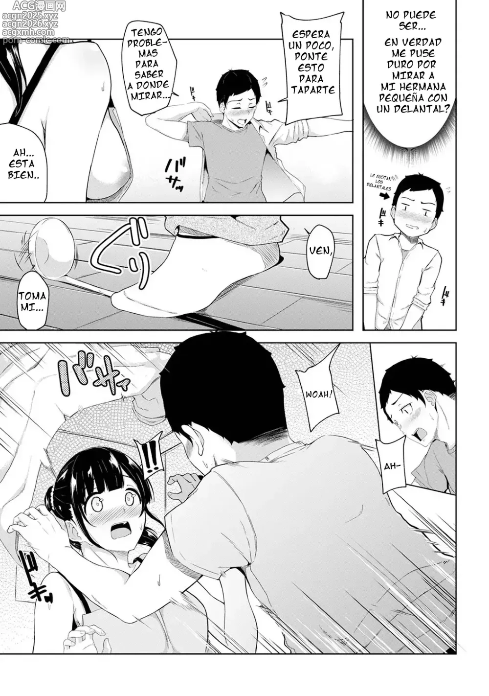 Page 7 of manga Crónicas Sexuales ~Una Mañana me Desperté y Luego de ver a mi Hermanita Desnuda con Delantal, Me la Cogí~ Cap. 1-5