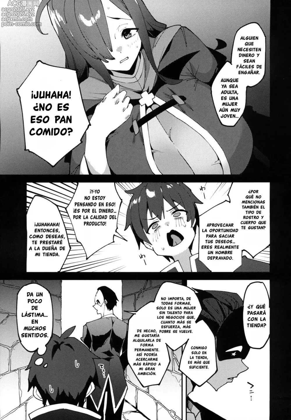 Page 4 of doujinshi ¡Hagámosle una Broma Pesada a Esta Desastroza Dueña de Tienda!