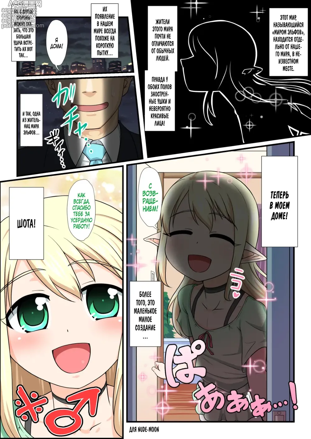 Page 2 of doujinshi Moshimo Otokonoko Elf ga Wagaya ni Kitara