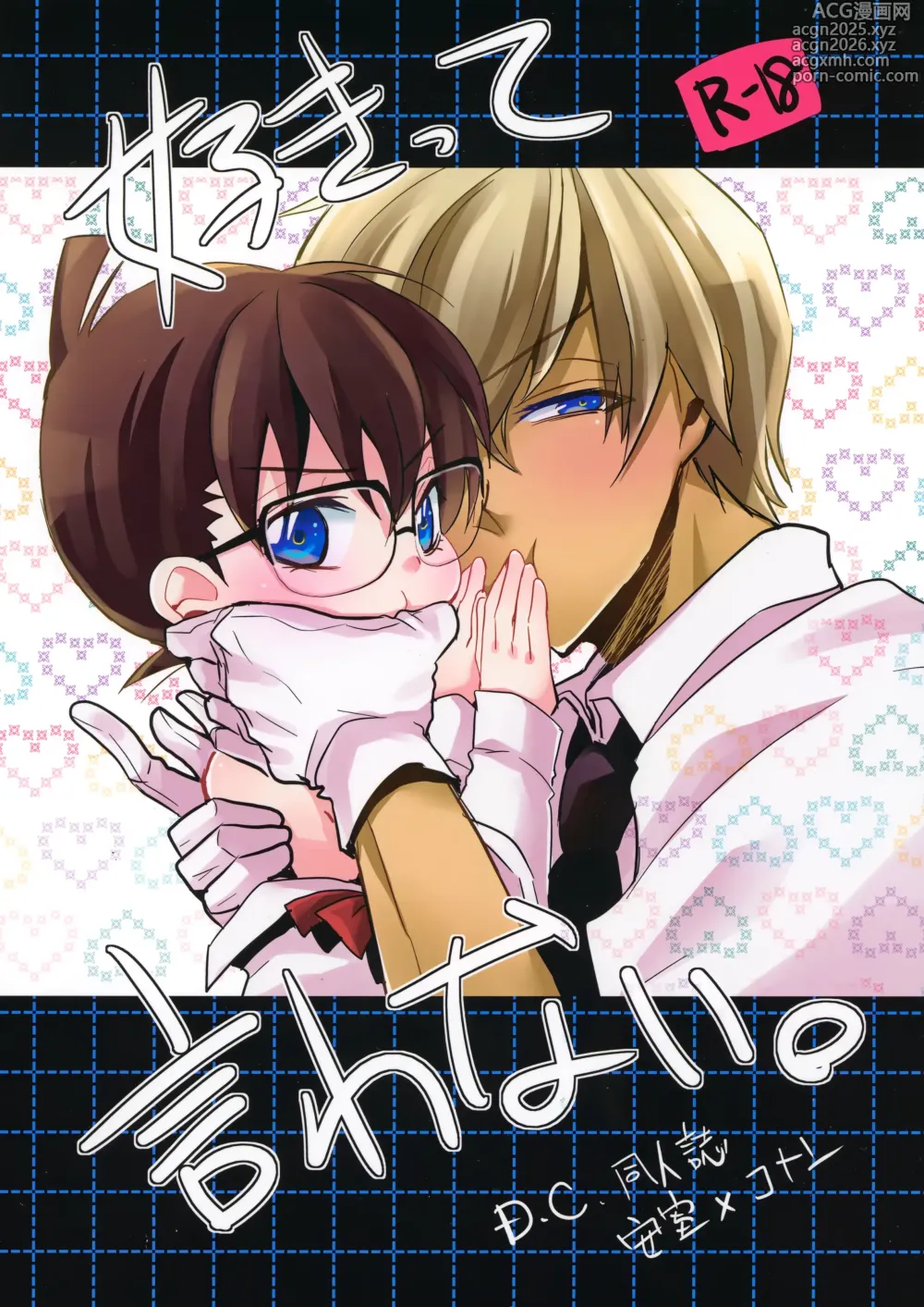 Page 1 of doujinshi Sukitte Iwanai.
