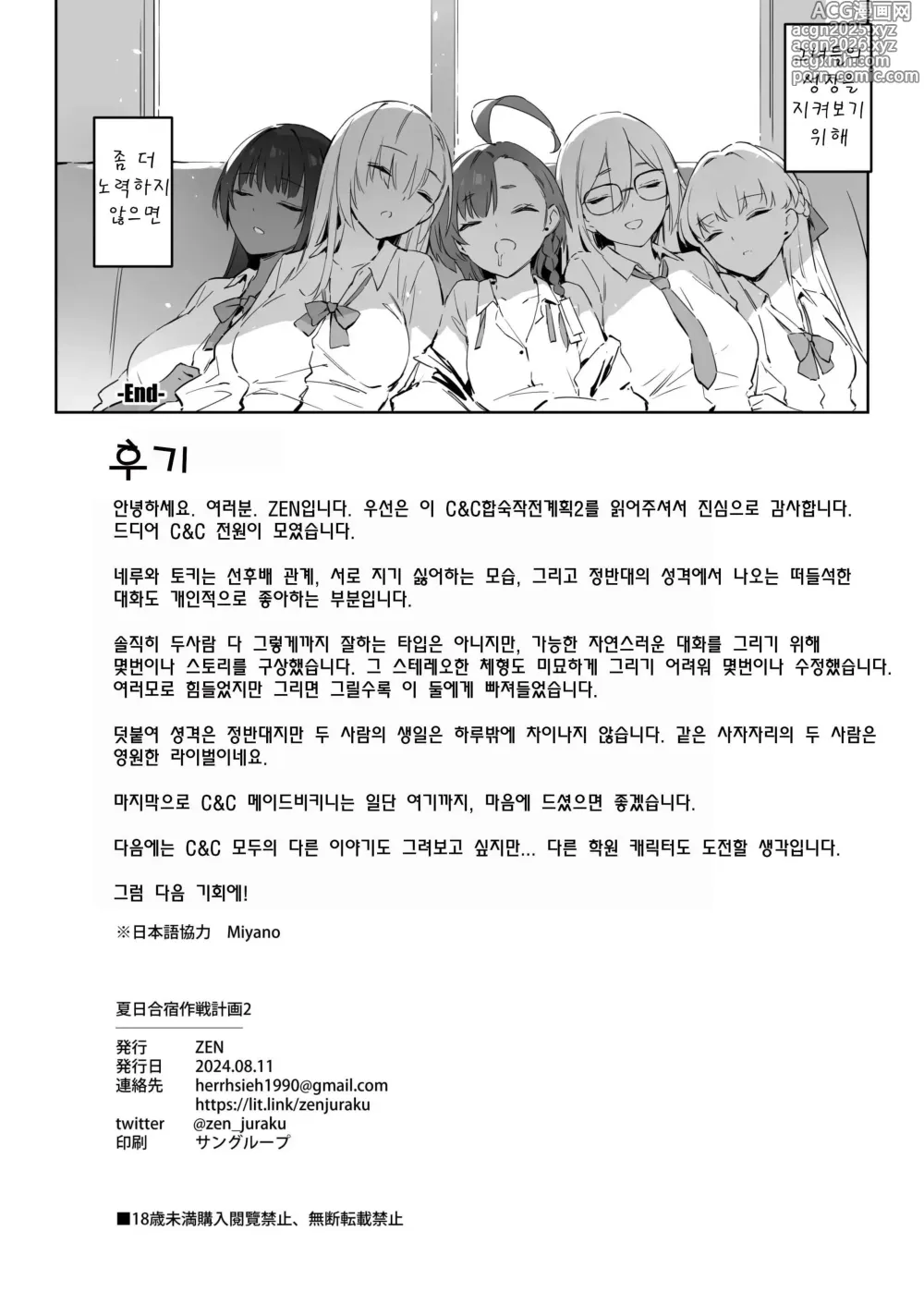 Page 42 of doujinshi 여름합숙 작전계획2