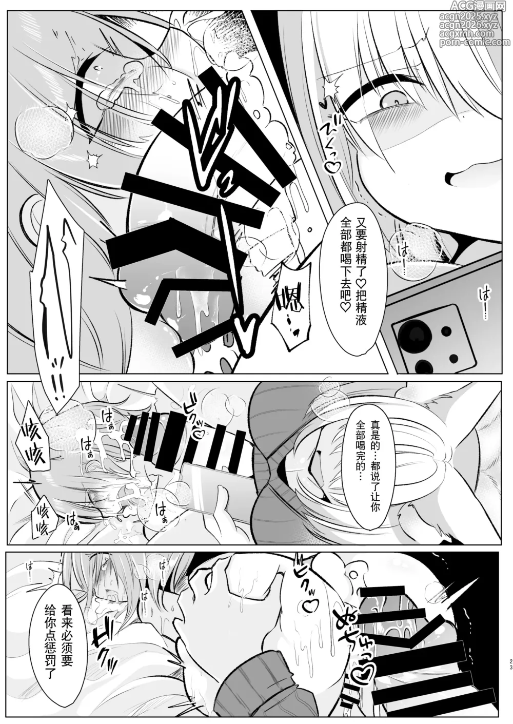 Page 23 of doujinshi 和扶她蓝大人线下约炮