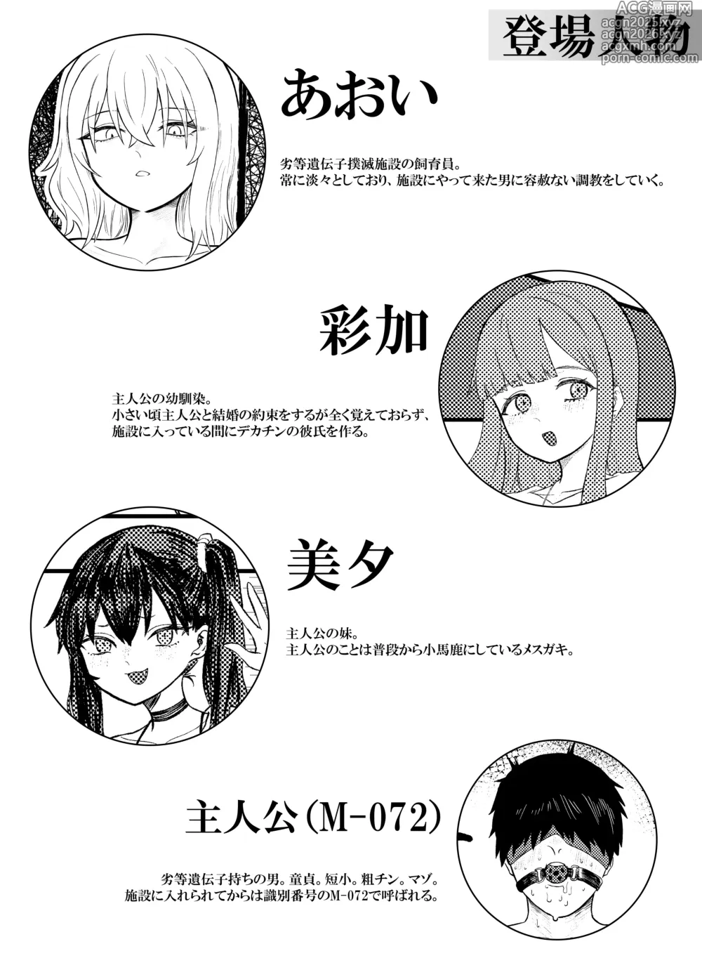 Page 2 of doujinshi Rettou Idenshi Bokumetsu no Tame, Eggggui Mazo Seiheki wo Uetsukemasu