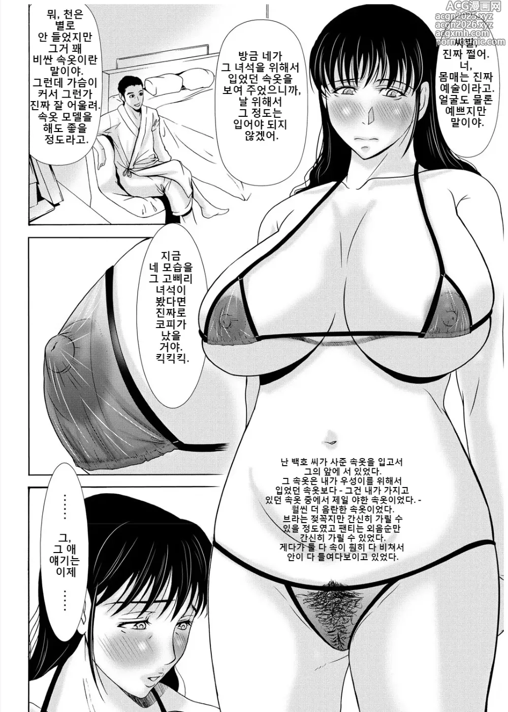 Page 15 of manga 엄마가 백의를 벗을 때 3