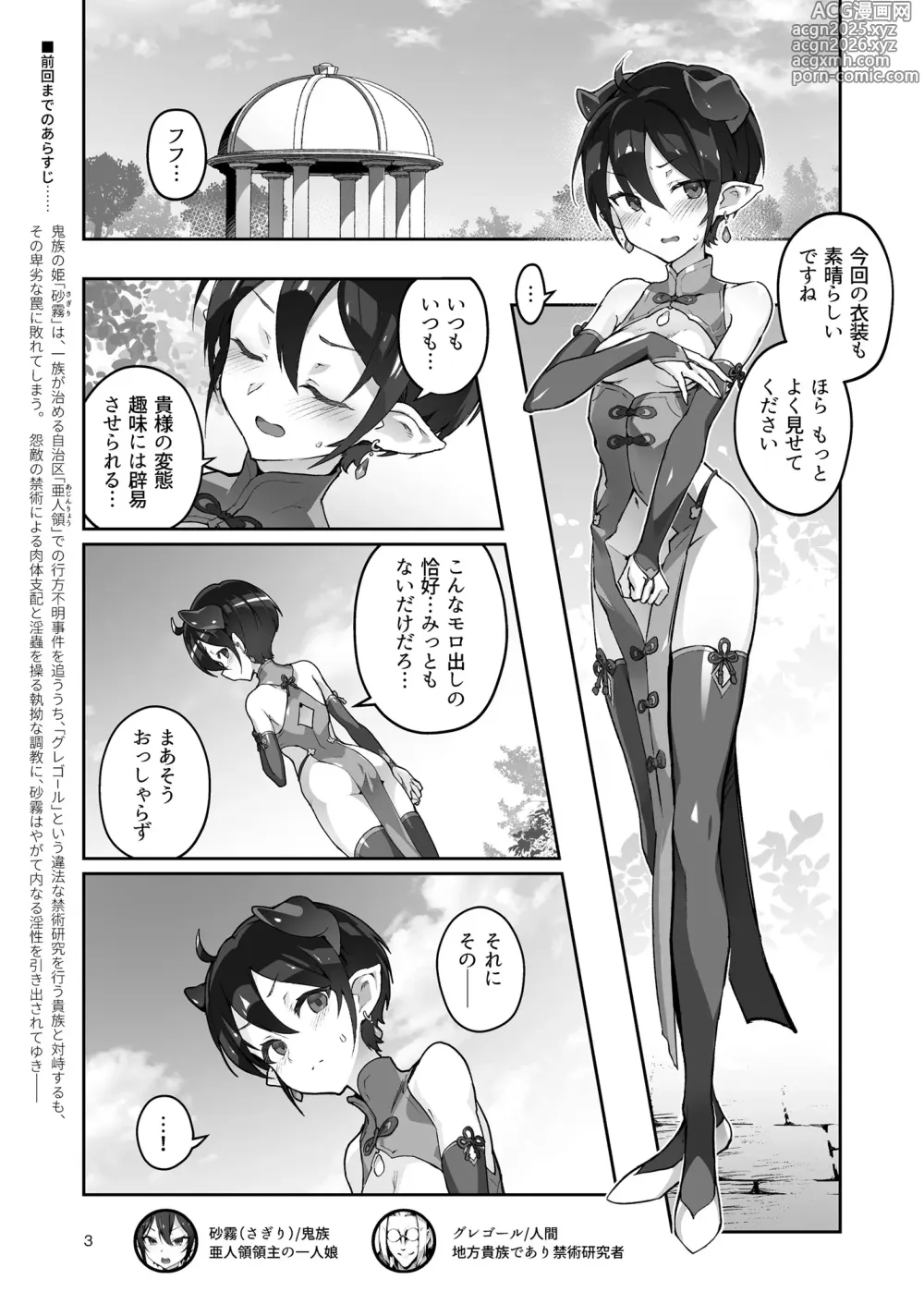 Page 3 of doujinshi Kikoku San -Onihime Horaku Inetsu Maen-