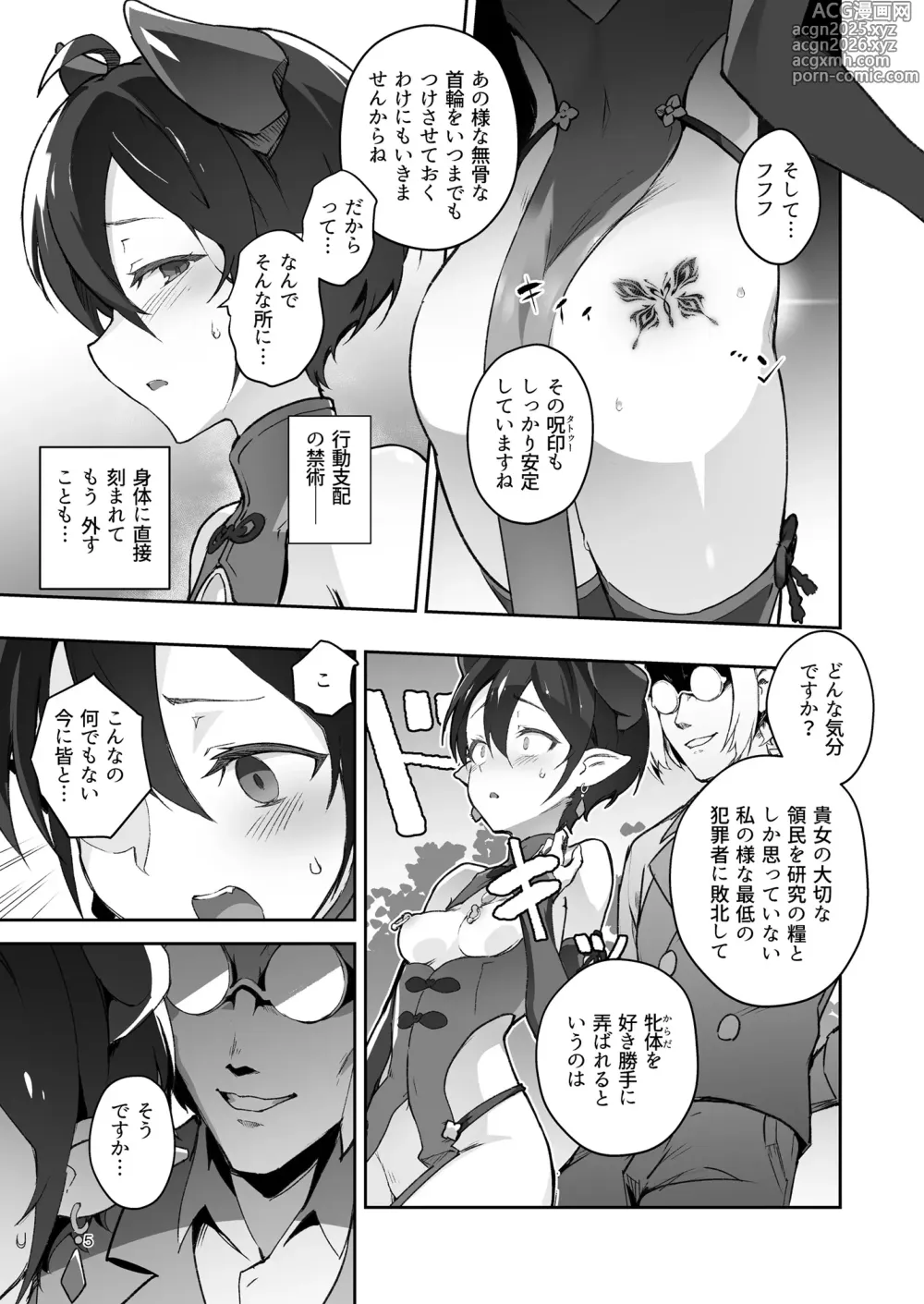 Page 5 of doujinshi Kikoku San -Onihime Horaku Inetsu Maen-