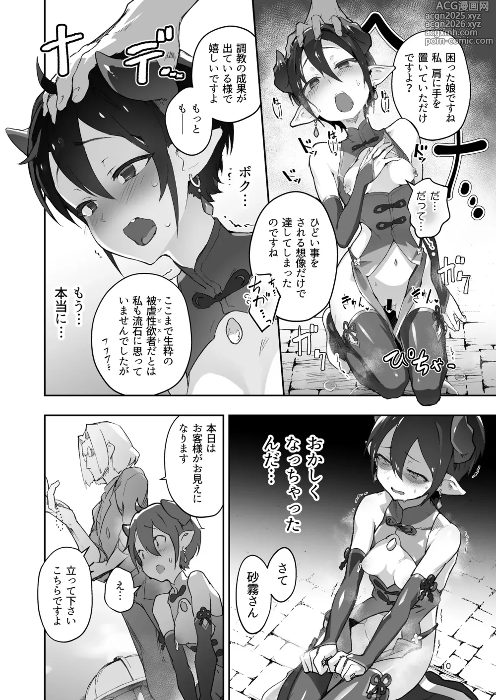 Page 10 of doujinshi Kikoku San -Onihime Horaku Inetsu Maen-
