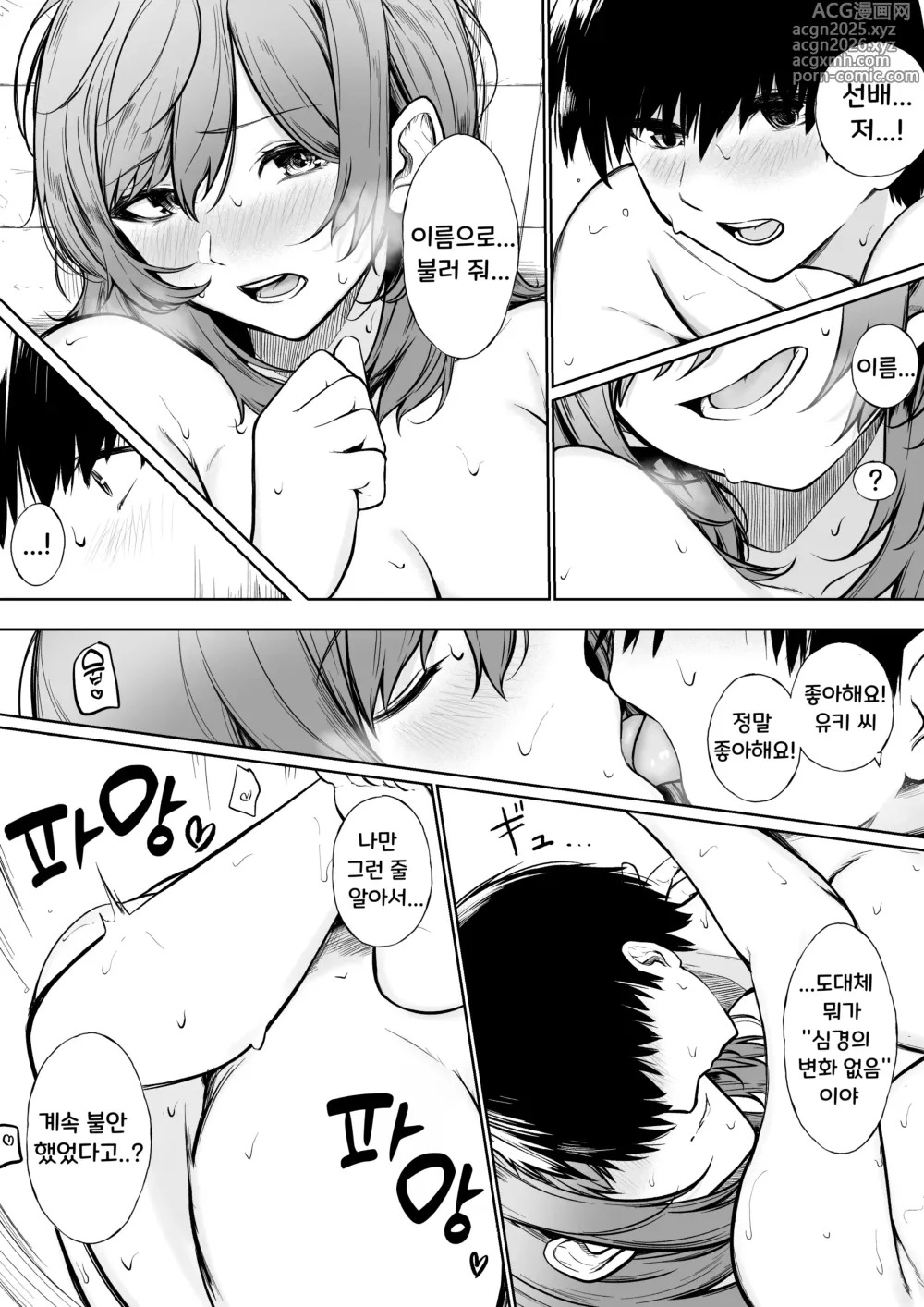 Page 13 of doujinshi 10일 동안 전혀 모르는 사람과 계속 키스하면 연애 감정이 생길까