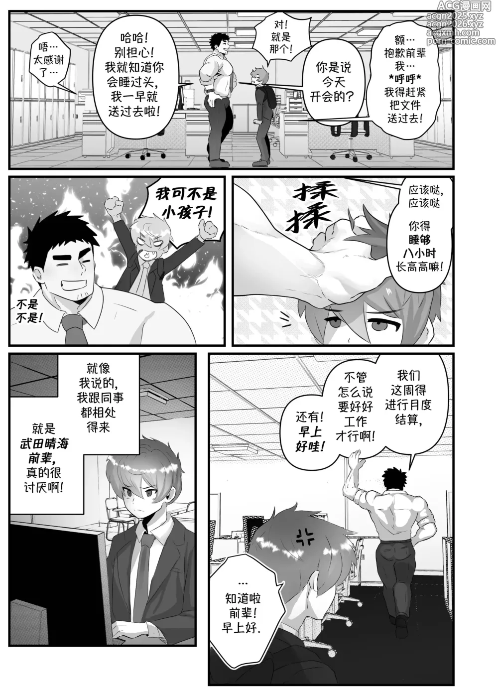 Page 7 of doujinshi 加班-和没那么烦人的前辈一起Working Overtime With my NOT SO annoying senpai（马栏山汉化）