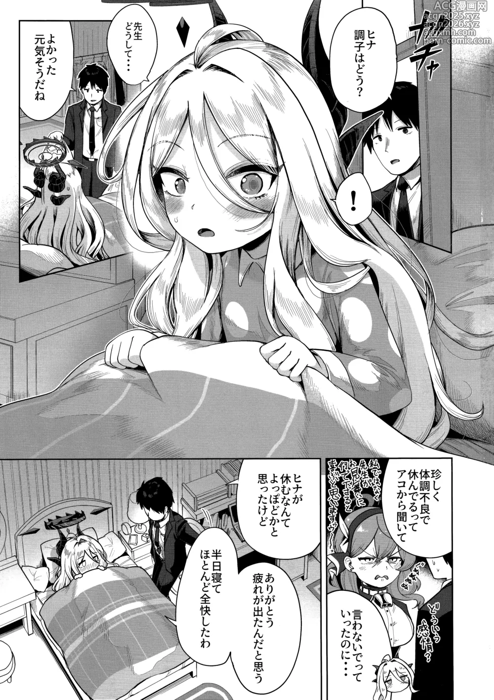 Page 2 of doujinshi Otsukare Hina-chan