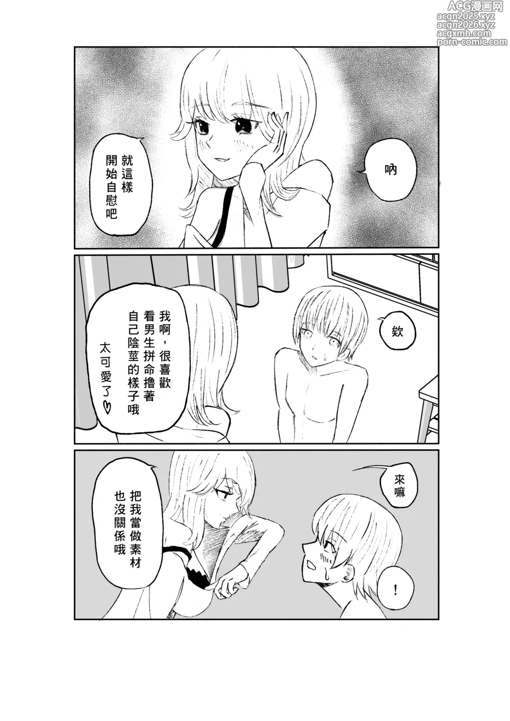 Page 22 of doujinshi 徹底敗給抖S年下女友的故事