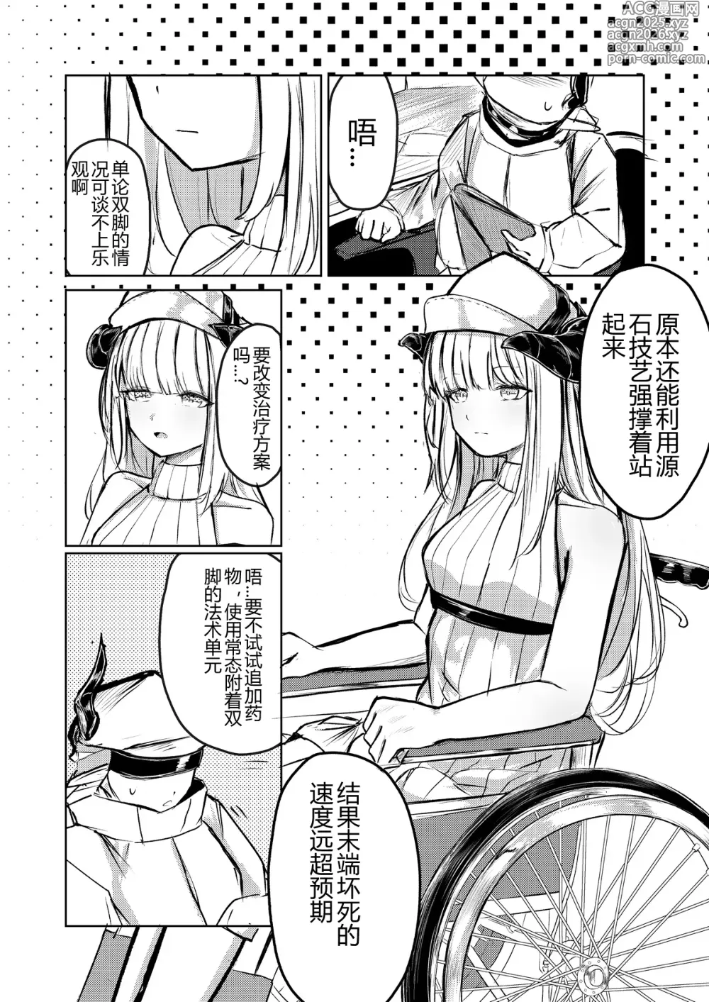 Page 2 of doujinshi 白魚京·被凌虐强暴的折翼之莺（明日方舟同人H·LC整合汉化组）