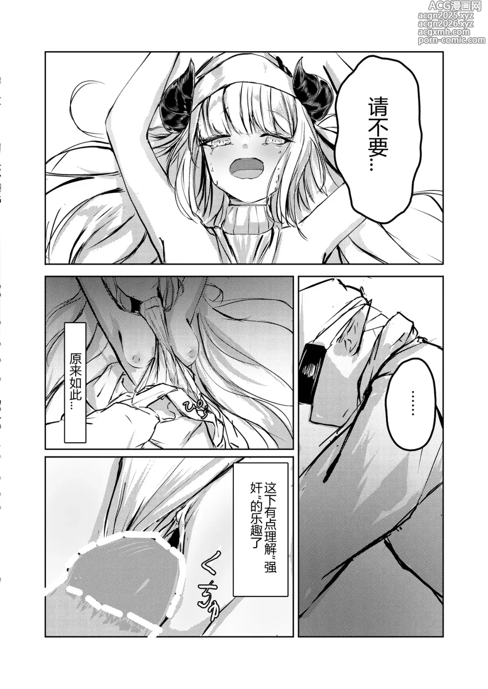 Page 8 of doujinshi 白魚京·被凌虐强暴的折翼之莺（明日方舟同人H·LC整合汉化组）