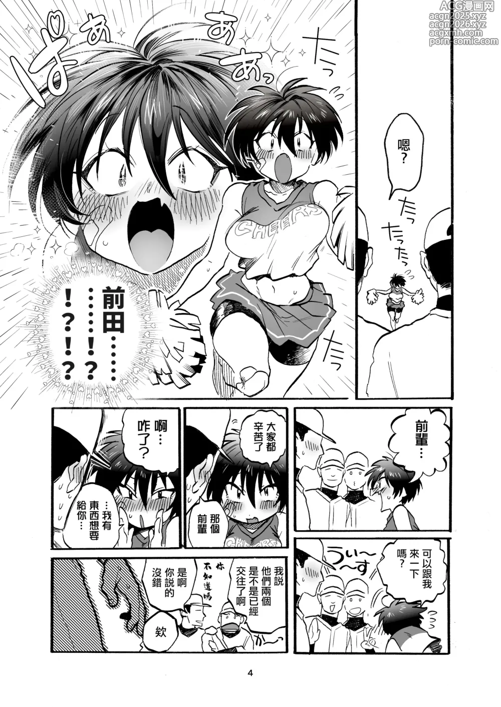 Page 3 of doujinshi 和前田醬一起!