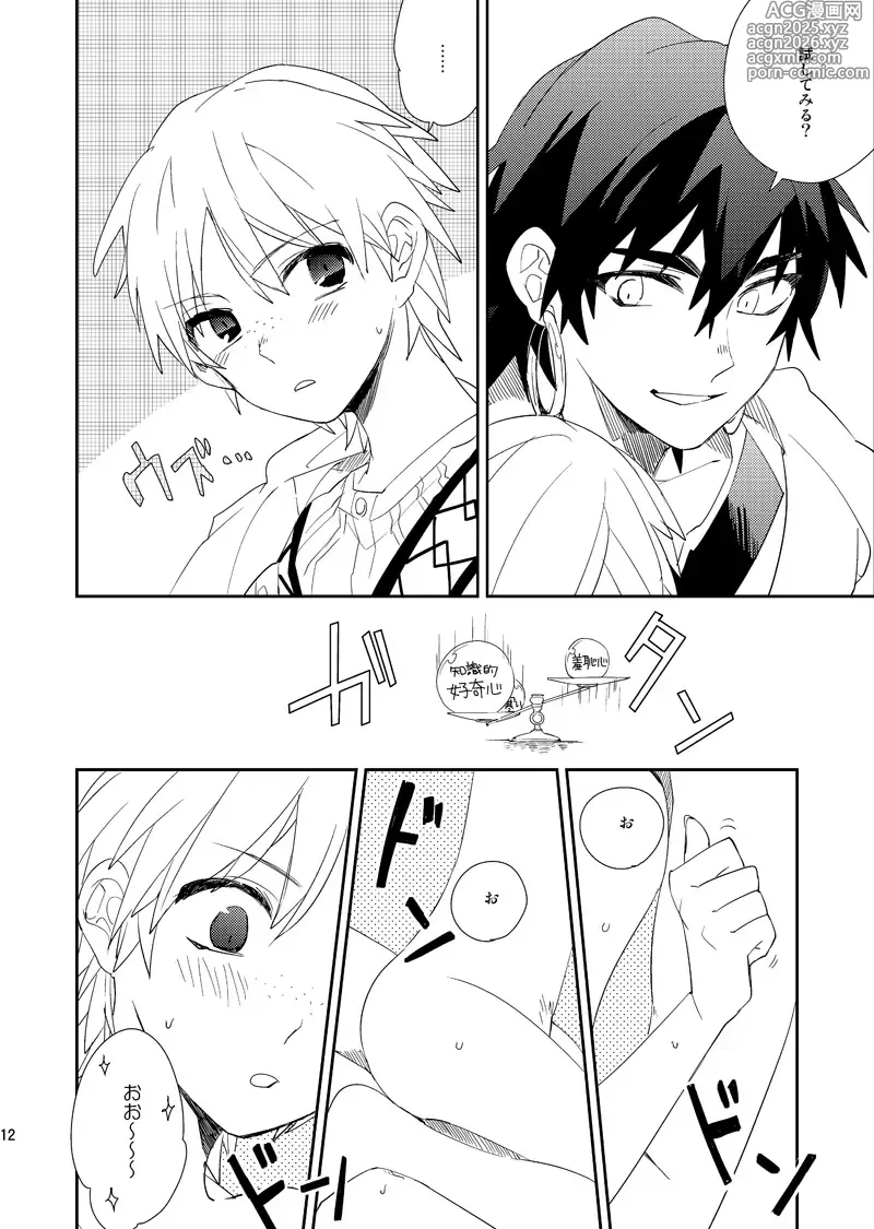 Page 13 of doujinshi Sabaku no Saihate Sabun 0℃