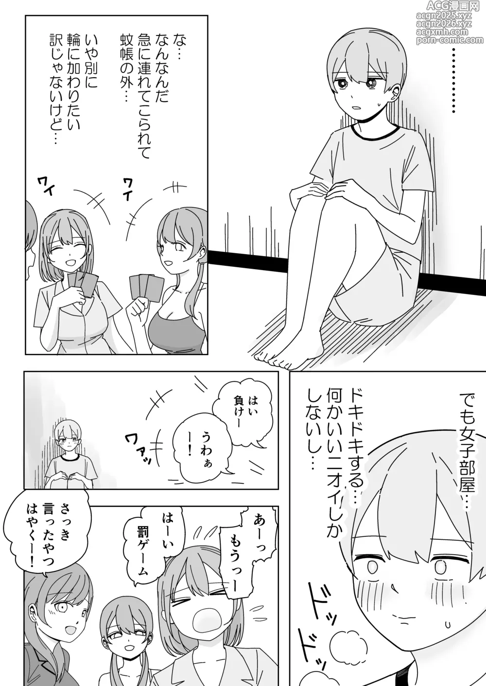 Page 8 of doujinshi Shuugaku Ryokou no Joshi Heya de Uso Ecchi Gokko