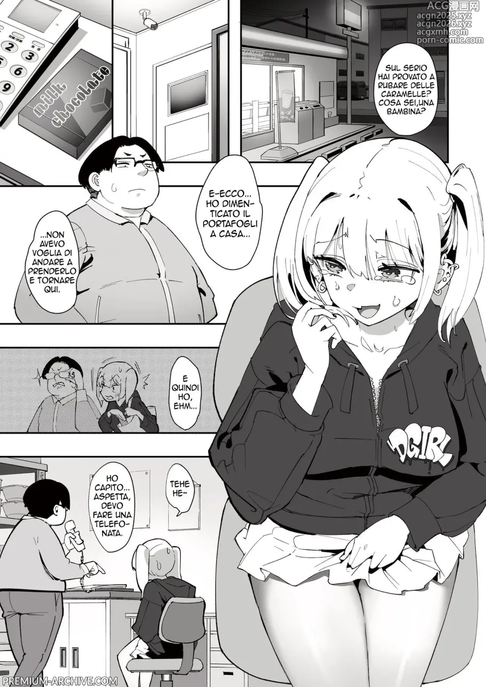 Page 3 of doujinshi La Gal e il Commesso