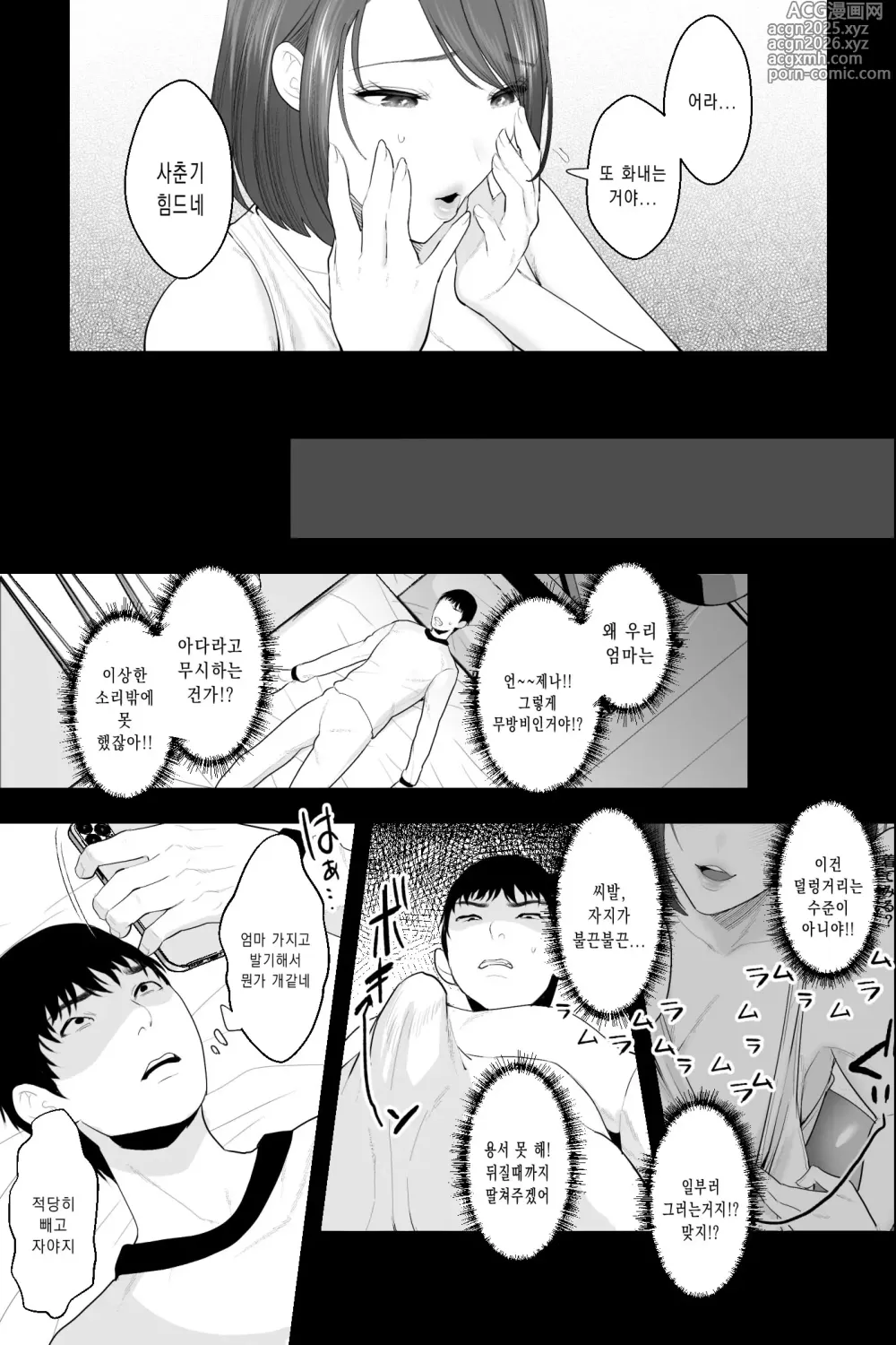 Page 4 of doujinshi Tennen Kaa-san ga Ero Kawai Sugiru node, Saimin Onaho Sex Shitatta!