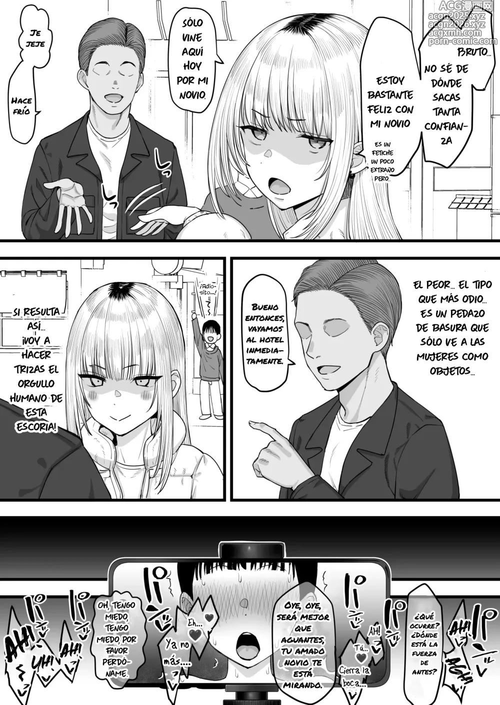 Page 4 of doujinshi Cornudo, una novia fuerte se enamora de un playboy