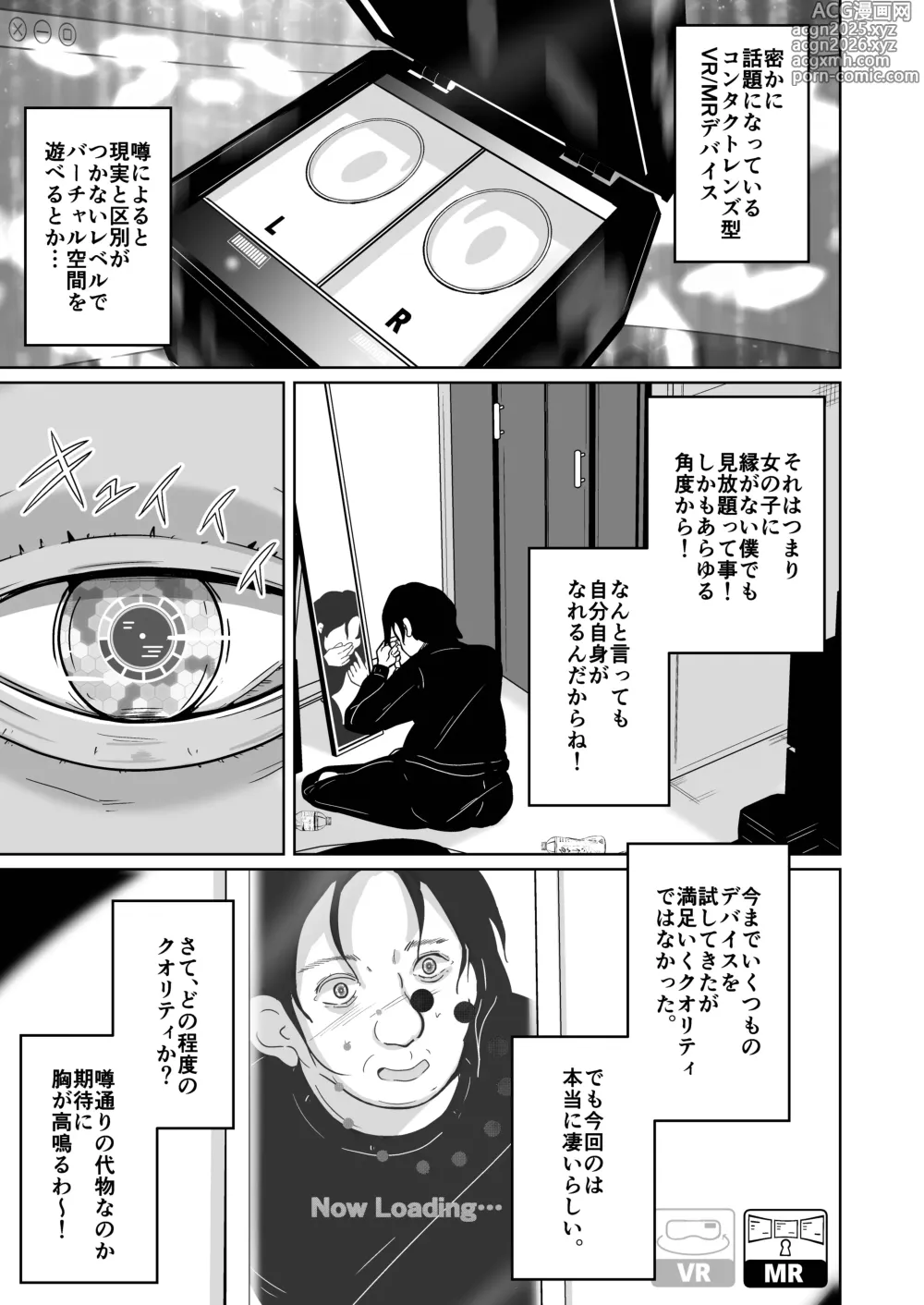 Page 3 of doujinshi トランス・セクシャル・フェティッシュ!=THE REAL Avatar= 現実反映VR_MR TSF