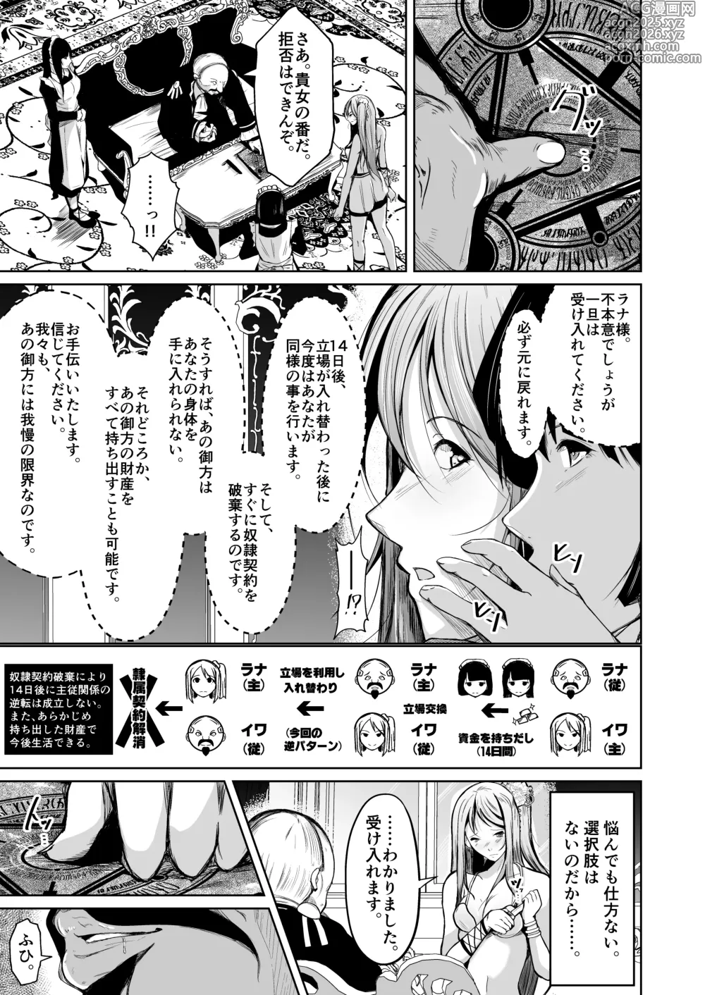 Page 12 of doujinshi Kizoku to Dorei no Irekawari ~Subete o Te ni Ireta Otoko~