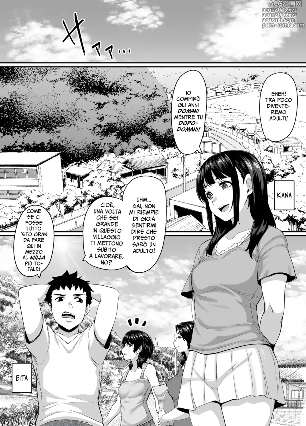 Page 2 of doujinshi Tradizioni Depravate in un Villaggio Pieno di Donne