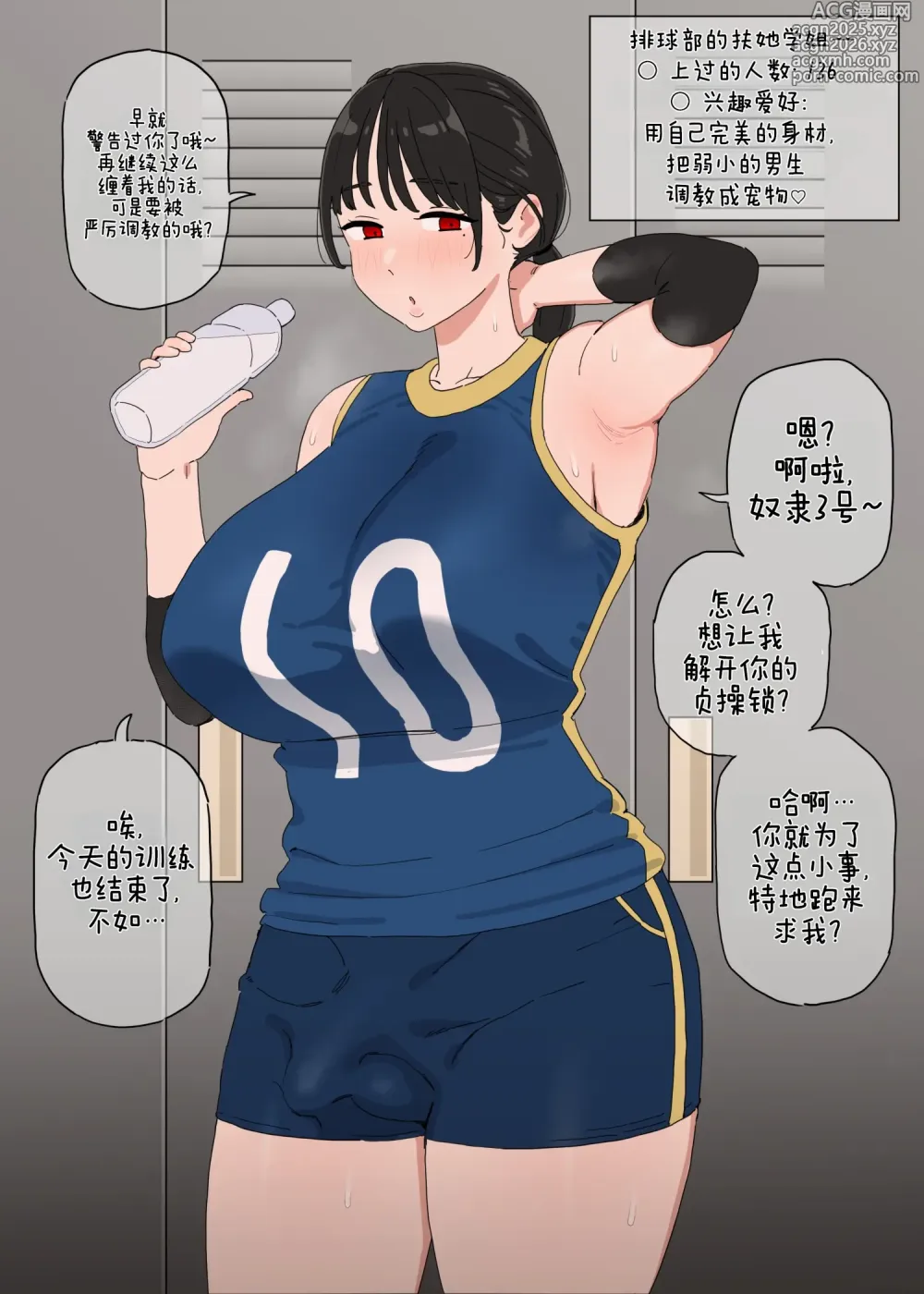 Page 1 of doujinshi バレー部のふたなり先輩