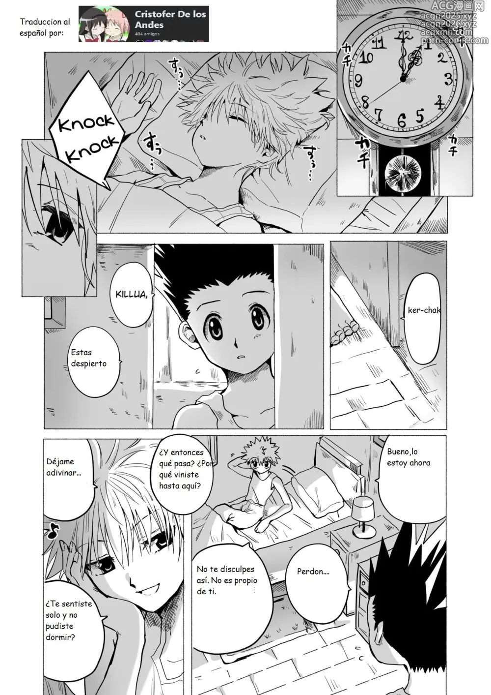 Page 1 of doujinshi GonKilu Erotic Melancholic Chimera Ant Arc Story (Hunter x Hunter) [SPANISH)
