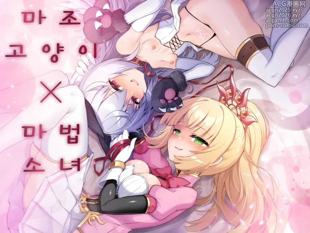 Page 1 of doujinshi 마조 고양이×마법소녀 ~악의 마법소녀가 정의의 마법소녀와 오래오래 행복하게 사는 만화~