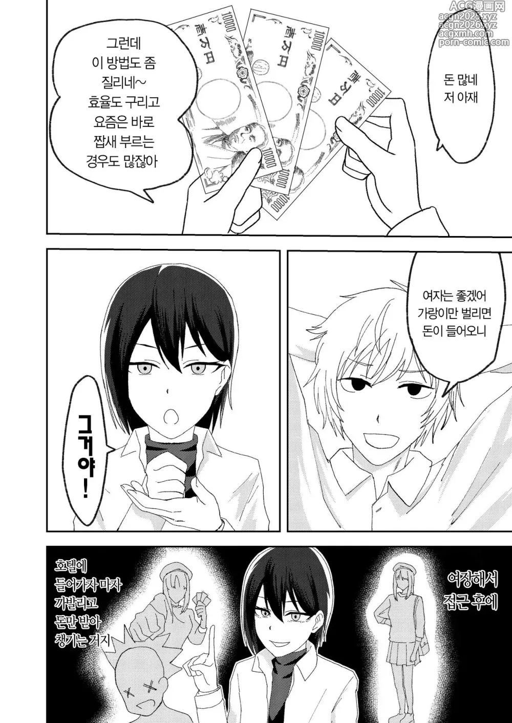 Page 4 of doujinshi Katsuage ni Akita kara P-katsu Sagi Shitemita!