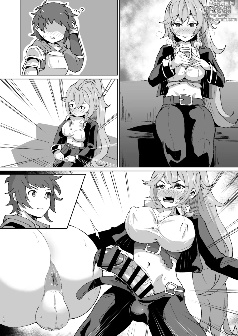 Page 8 of doujinshi 団長とシーメールシルヴァのホモセ