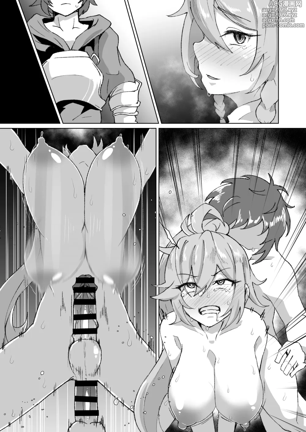 Page 9 of doujinshi 団長とシーメールシルヴァのホモセ