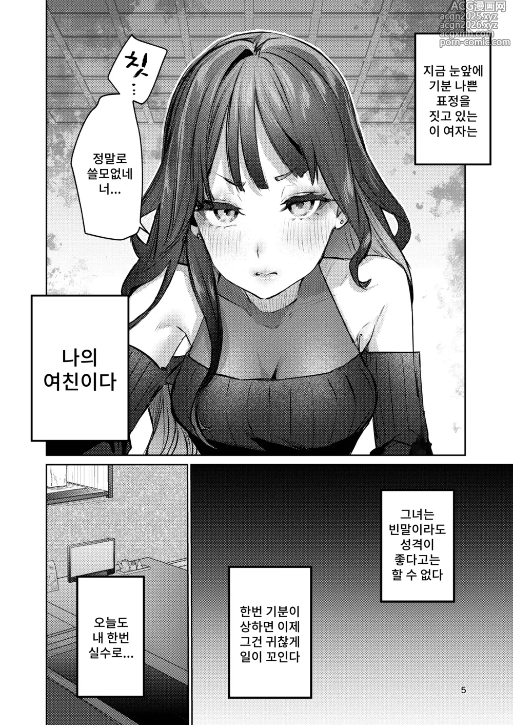 Page 4 of doujinshi 고압적인 여친의 훈육 방식