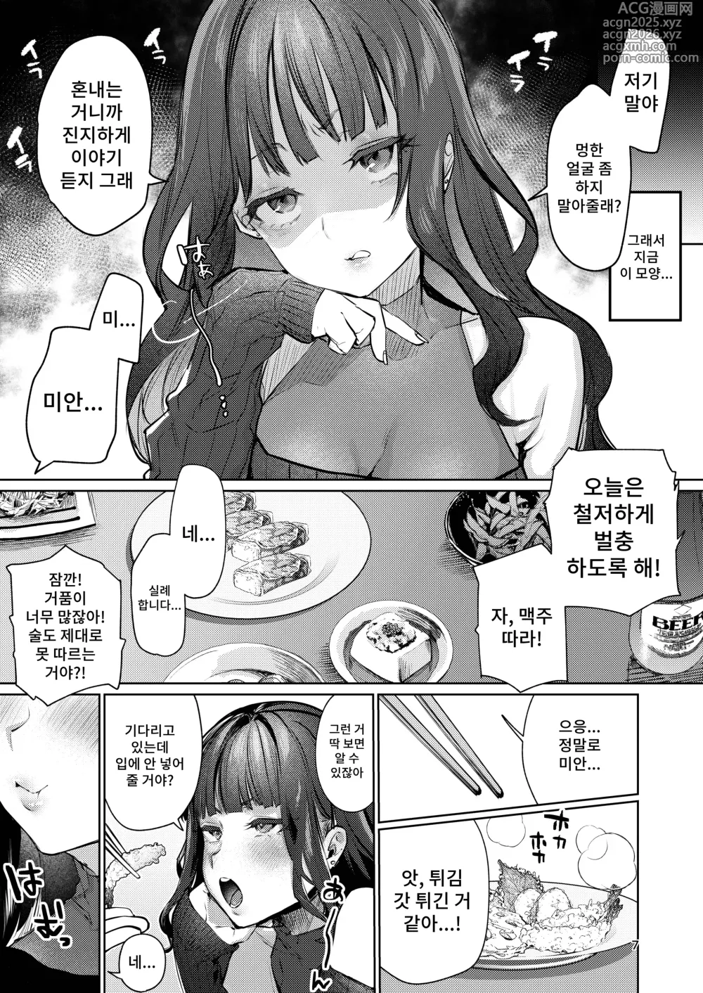 Page 6 of doujinshi 고압적인 여친의 훈육 방식