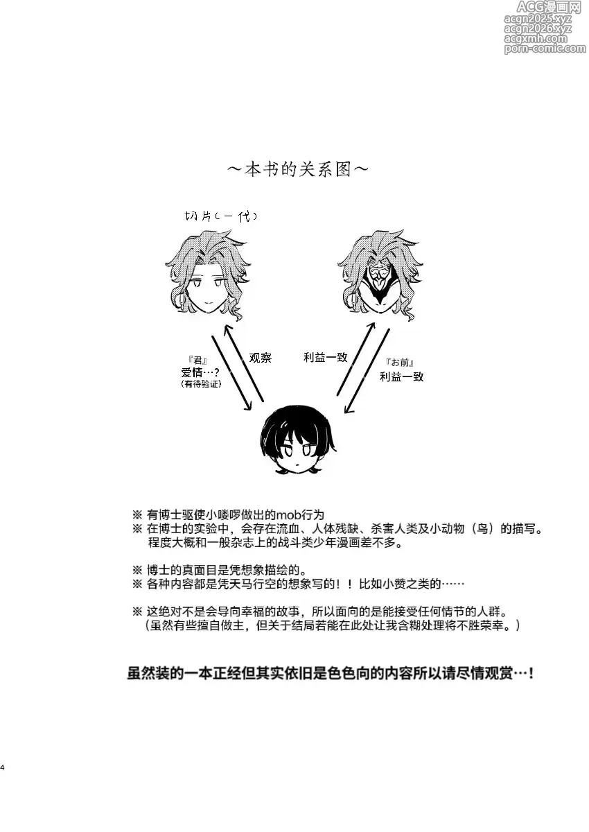Page 4 of doujinshi （Chou Kami no Eichi 2024) [Utatane (zzz)] Watashi, aruiwa boku no shippai（Genshin Impact）