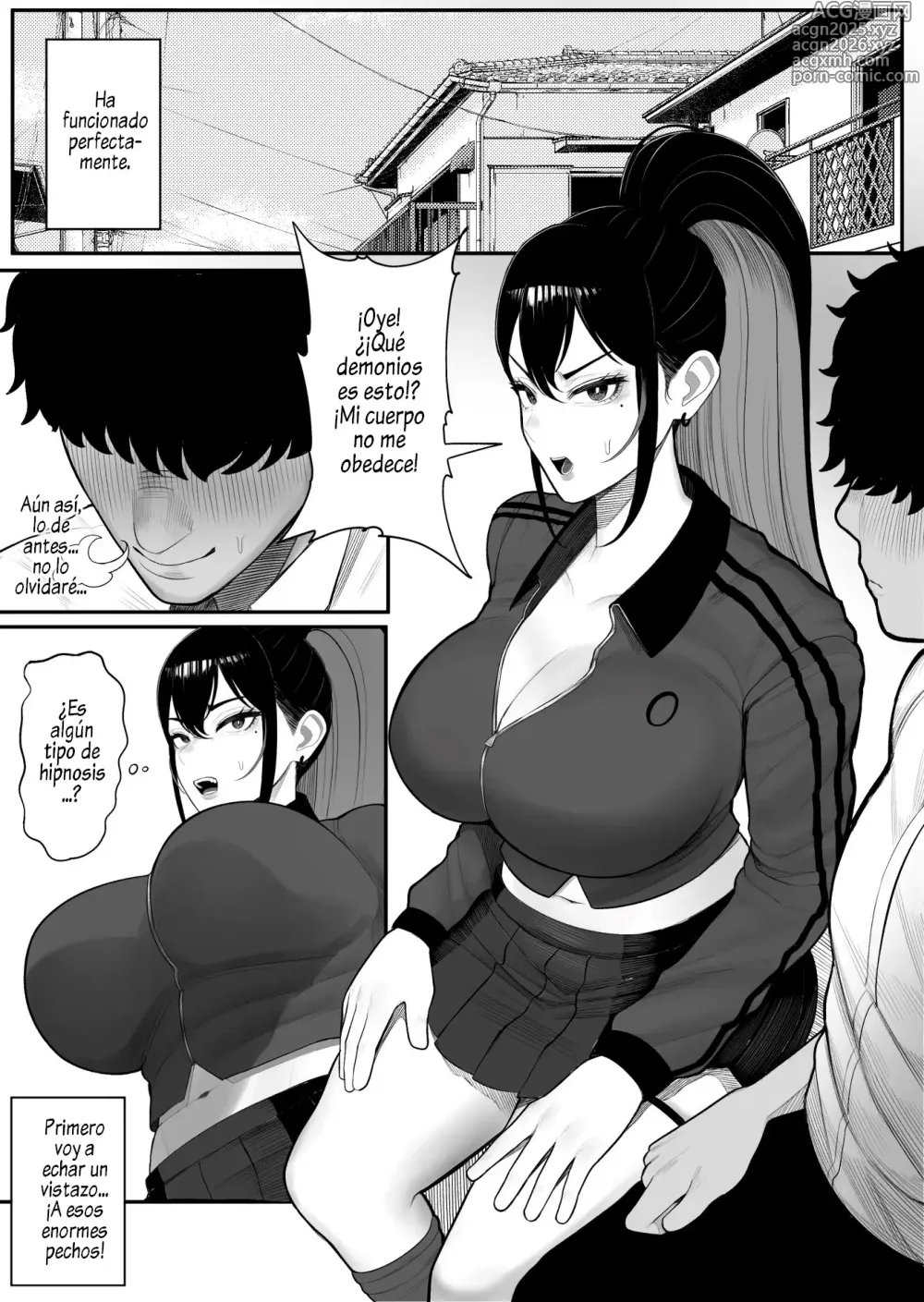 Page 12 of doujinshi Con Un Hongo De Control Consegui A Una Delincuente De Pechos Enormes