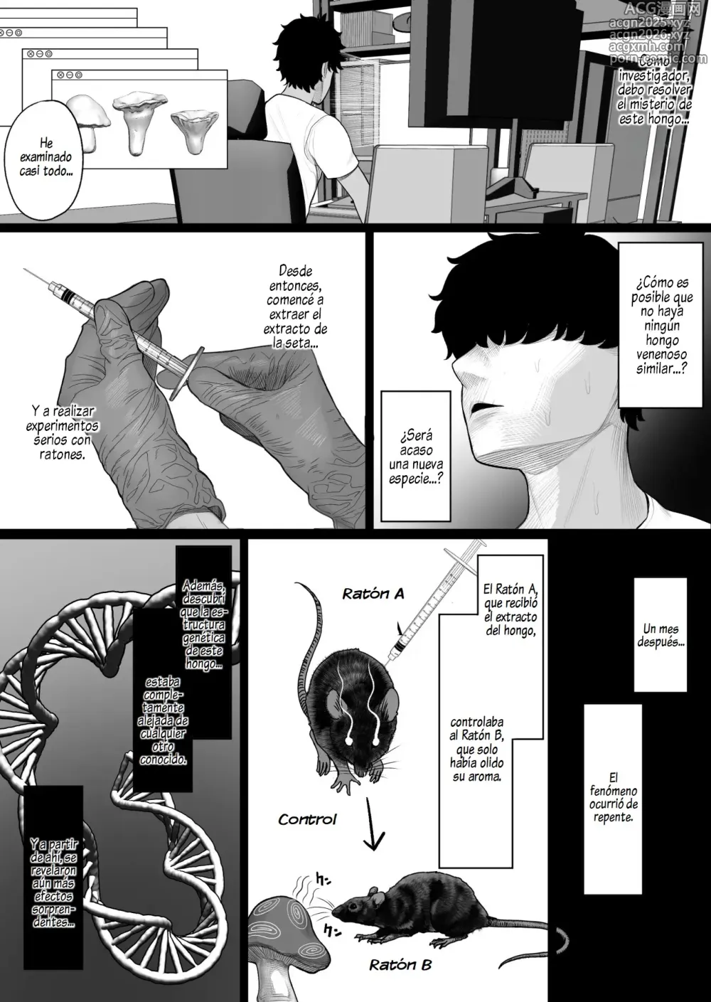 Page 8 of doujinshi Con Un Hongo De Control Consegui A Una Delincuente De Pechos Enormes