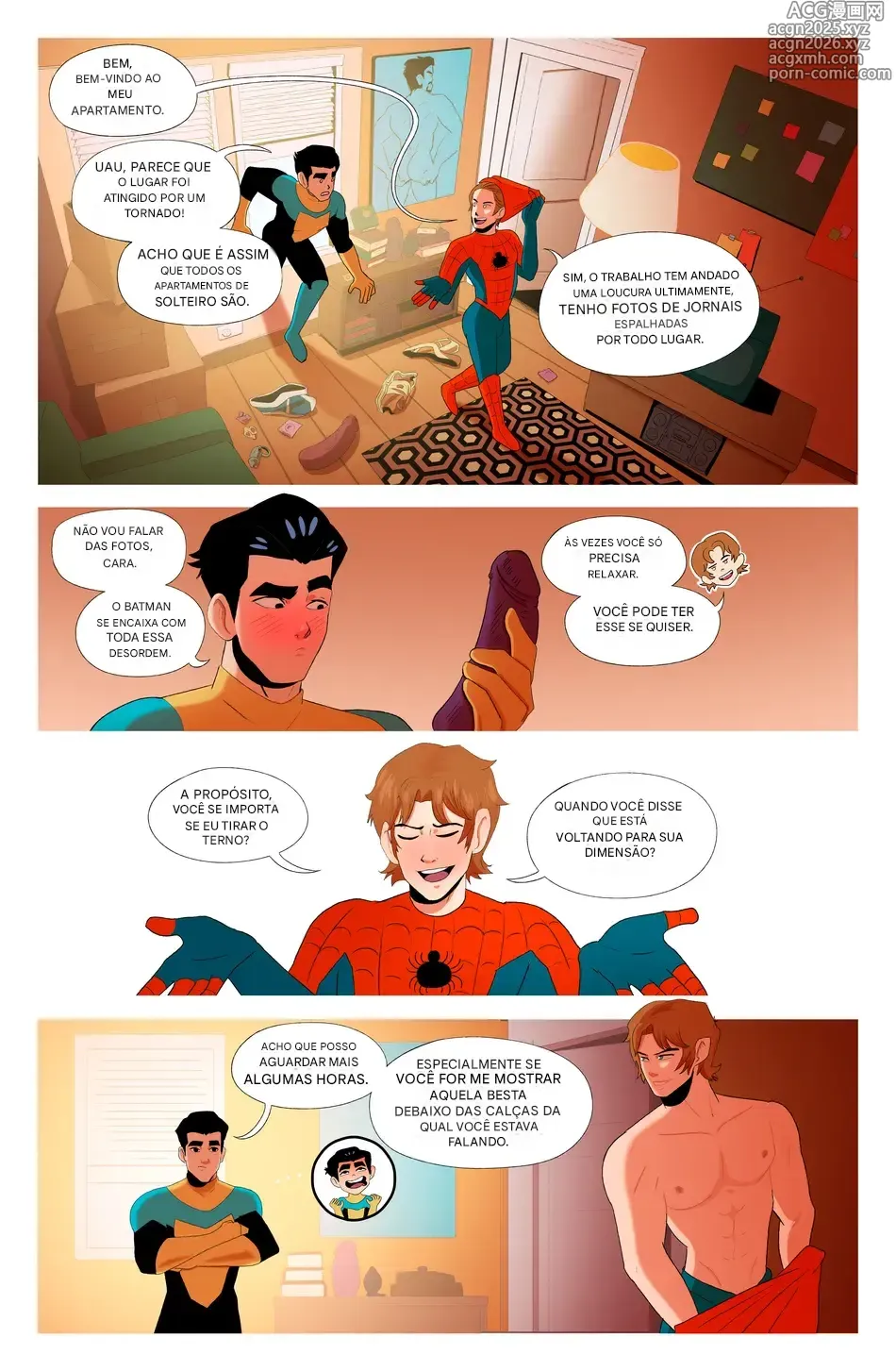 Page 12 of doujinshi Invencível Hentai YAOI GAY PT-BR DON´T GET CAUGHT, LOVE DADDY 2, COOKIE ART